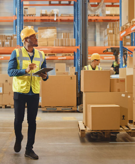 Package receiving warehouse