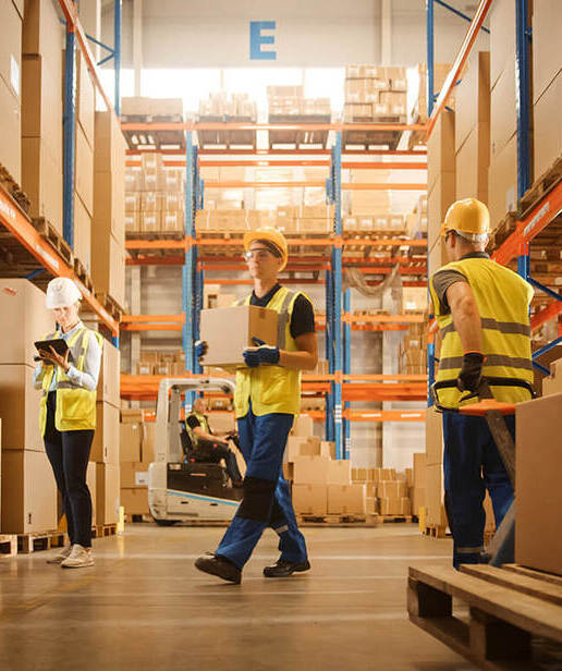 Package receiving and warehouse check-in